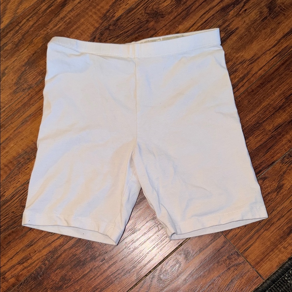 Women's White Bike Shorts
